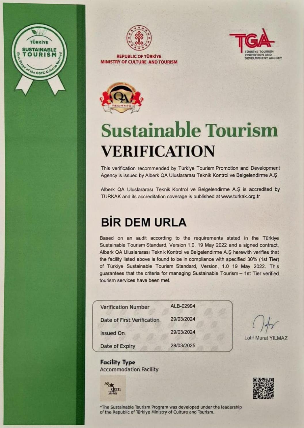 Bir Dem Urla Hotel Ngoại thất bức ảnh